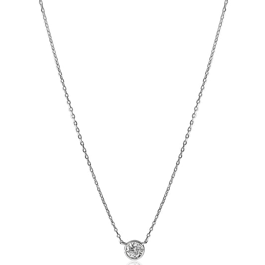 Alaia CZ stone necklace